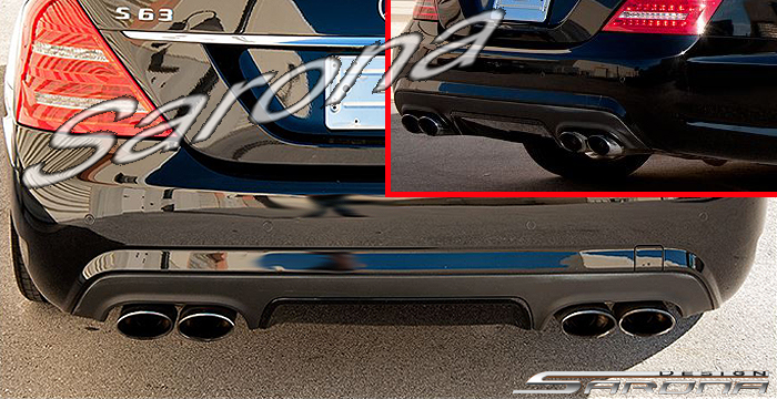 Custom Mercedes S Class Sedan Exhaust Tips (2007 - 2013) - $450.00 (Part #MB-010-ET)
